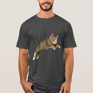 Abstrakt Katt för blad Tee