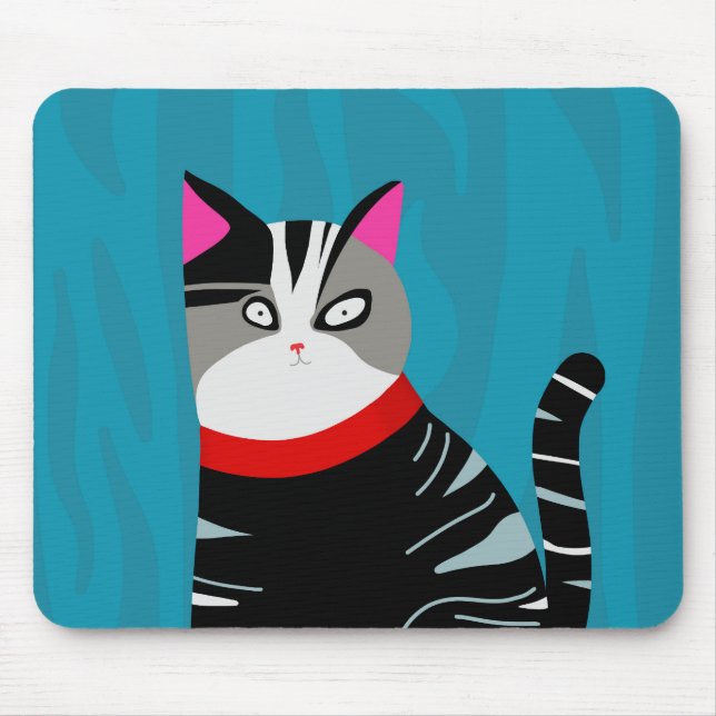 Abstrakt Katt Musmatta (Framsidan)