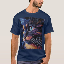 Abstrakt Katt T Shirt