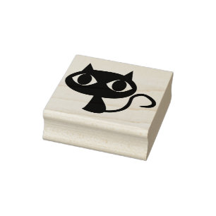 Abstrakt Kattkonst frimärke Stämpel