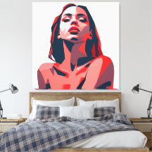 Abstrakt Kemisk modern konst Porträtt