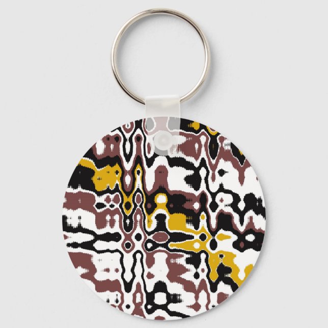 Abstrakt Keychain Nyckelring (Framsida)
