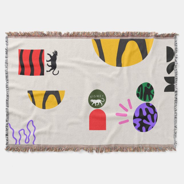 Abstrakt Kismet Filt (Framsidan)