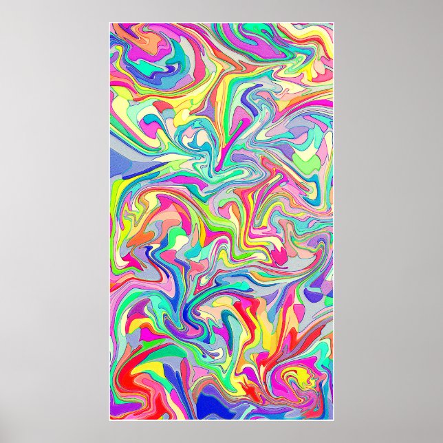 Abstrakt Klassisk Konstform Poster (Framsidan)