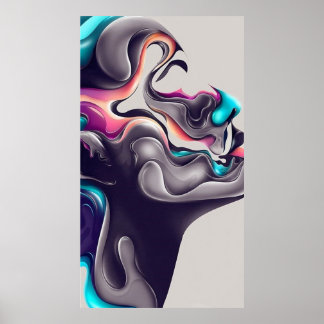 Abstrakt Klassisk Konstform Poster