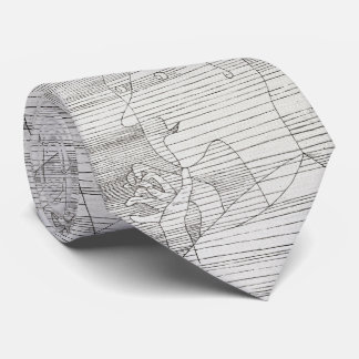 Abstrakt Klee – Minimalistiska Linjer Slips