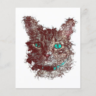Abstrakt - kli| Cute Cat for Valentiness Flygblad