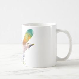 Abstrakt knäpp Silhouette Kaffemugg