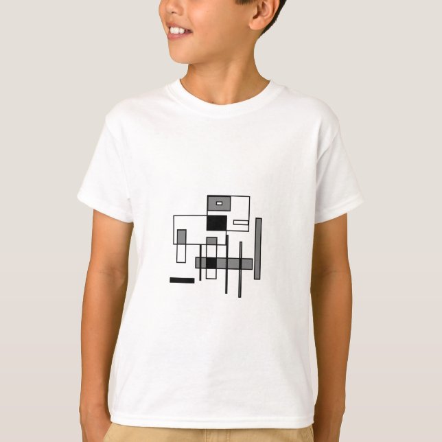 Abstrakt ko tee shirt (Framsida)