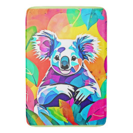 Abstrakt Koala Design Badrumsmatta