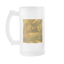 Abstrakt Kokopelli med Mesa, Cactus & Sol