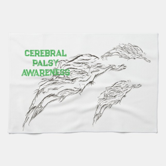 abstrakt kökshandduk (Horisontell)