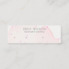 Abstrakt  konfetti Tvättar Visning för stud-avläsn Mini Visitkort