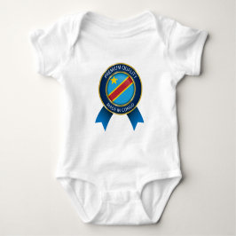 Abstrakt Kongoflodenflagga, demokratiska Republic T-shirt