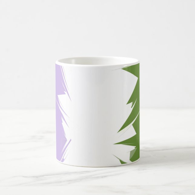 Abstrakt  Könsqueer-flagg    Kaffemugg (Center)