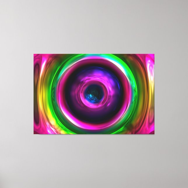 Abstrakt konst 113 Wrapped Canvas-alternativ Canvastryck (Framsida)