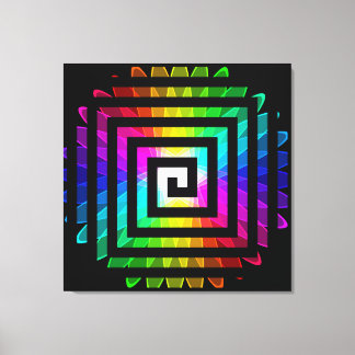 Abstrakt konst 116 lindad canvas