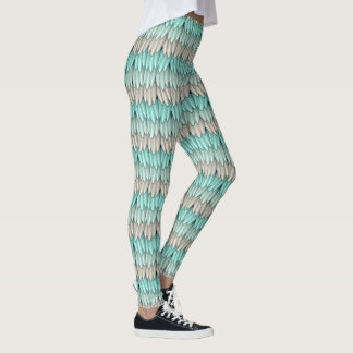 Abstrakt konst 126A-B Alternativ Leggings
