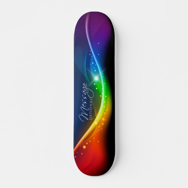 Abstrakt konst 12A Skateboard Bräda 19,5 Cm (Framsida)