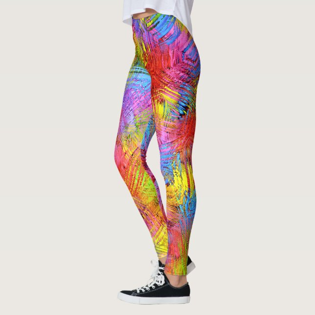 Abstrakt konst 171 Leggings (Vänster)