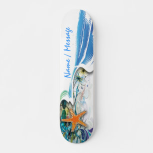 Abstrakt konst 30 Skateboard Bräda 20 Cm