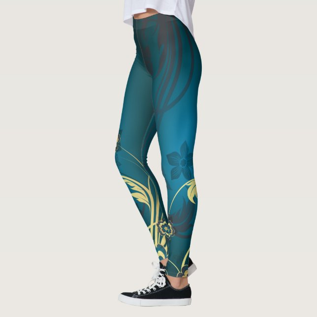 Abstrakt konst 43 Leggings (Vänster)