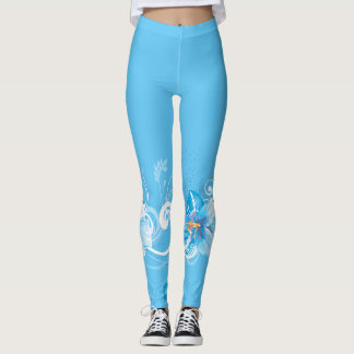 Abstrakt konst 44B1 Leggings