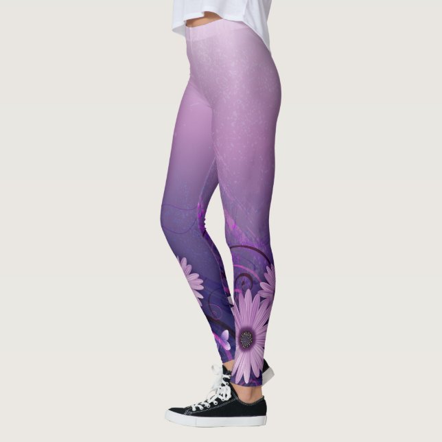 Abstrakt konst 49 alternativ Leggings (Vänster)