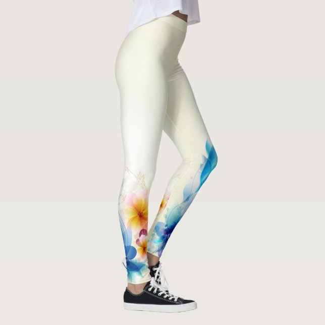Abstrakt konst 53 Leggings (Höger)