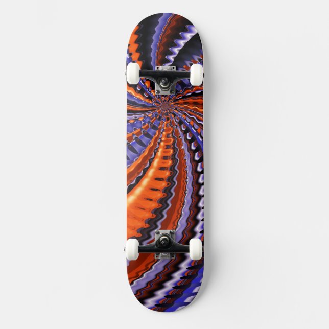 Abstrakt Konst 95 Skateboard Bräda 19,5 Cm (Framsida)