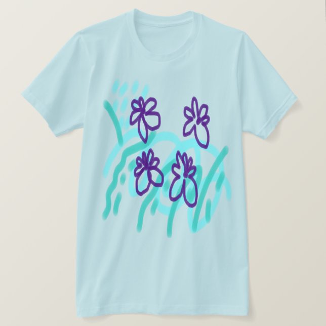 Abstrakt konst att bära t shirt (Design framsida)
