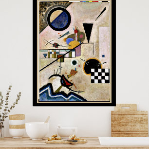 Abstrakt konst av Kandinsky. Poster