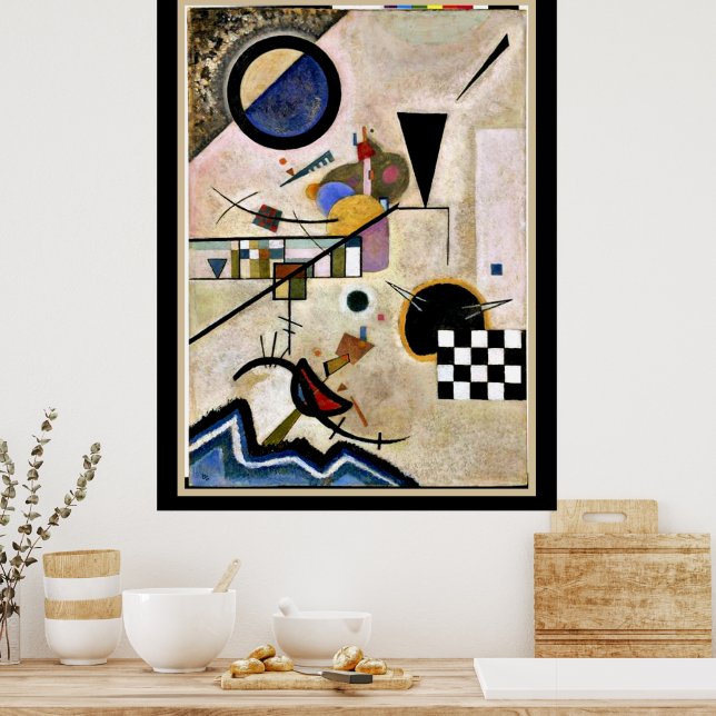 Abstrakt konst av Kandinsky. Poster (Kök)