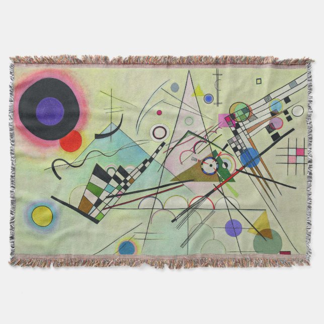 Abstrakt konst av Paul Klee Filt (Framsidan)