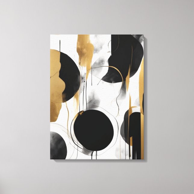 Abstrakt konst canvastryck (Framsida)