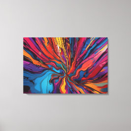 Abstrakt konst canvastryck