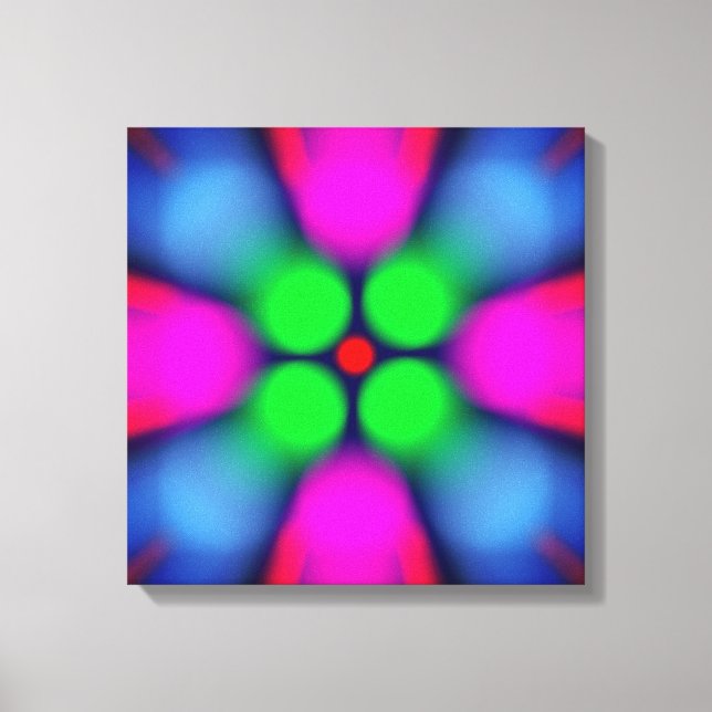 Abstrakt konst canvastryck (Framsida)