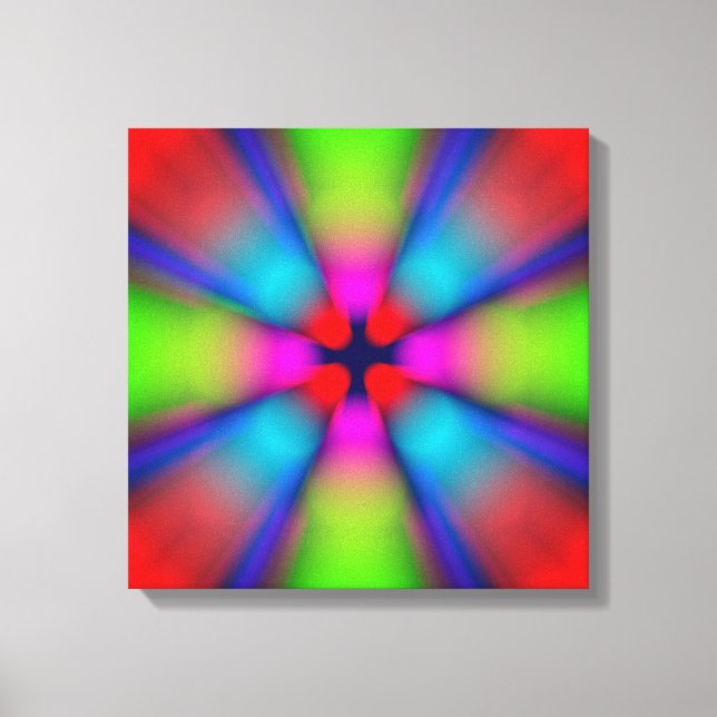 Abstrakt konst canvastryck (Framsida)