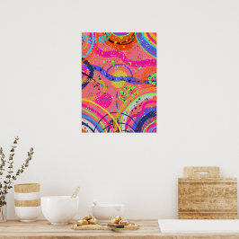 Abstrakt konst: Celestial Dreaming Poster
