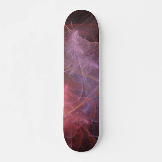 Abstrakt konst fantastisk galax mini skateboard bräda 18,5 cm (Framsida)