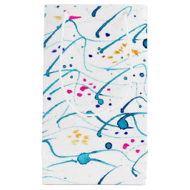 Abstrakt konst, färgad tropiska grunt hav vinkarar