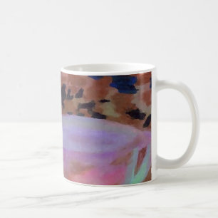 Abstrakt konst för CafeCricketDiane kaffe Kaffemugg