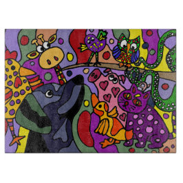 Abstrakt konst för enorma djur