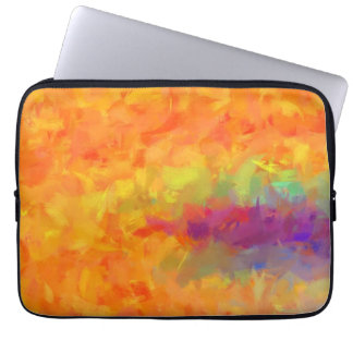 Abstrakt konst för mång- färger som målar 3 laptop sleeve