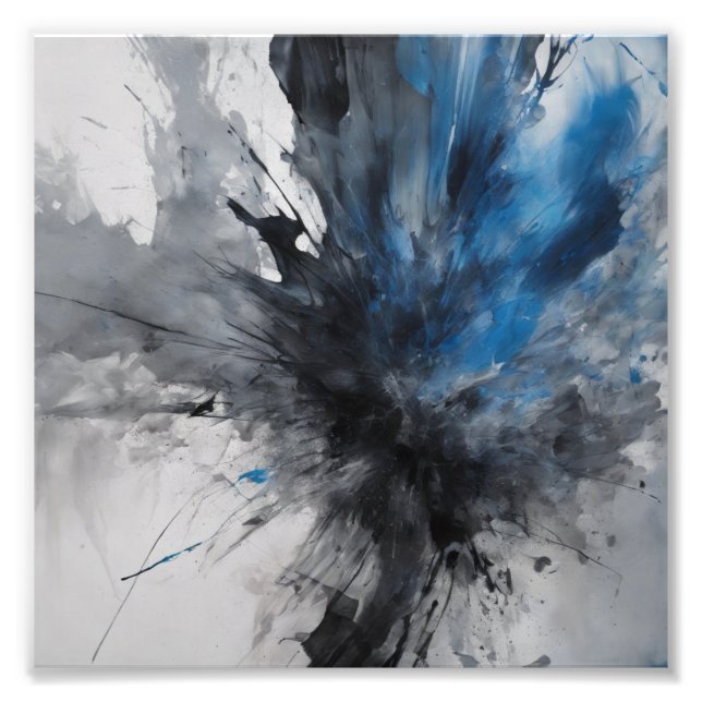 Abstrakt konst fototryck (Framsidan)