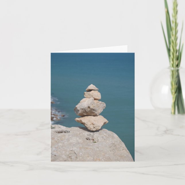 Abstrakt konst från den medelhavs- fransken helgkort (Framsida)