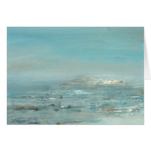 Abstrakt konst - fristad hälsningskort (Framsidan Horizontal)