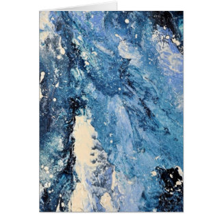 Abstrakt konst - frostBane Hälsningskort