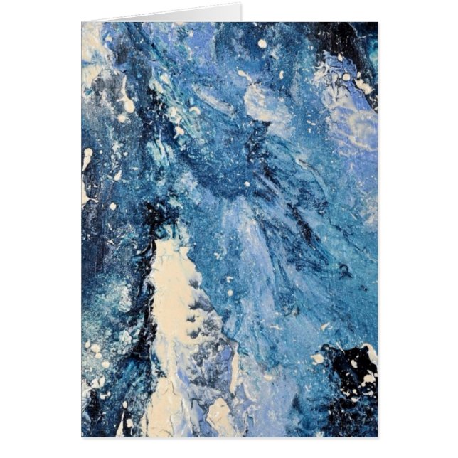 Abstrakt konst - frostBane Hälsningskort (Framsidan)