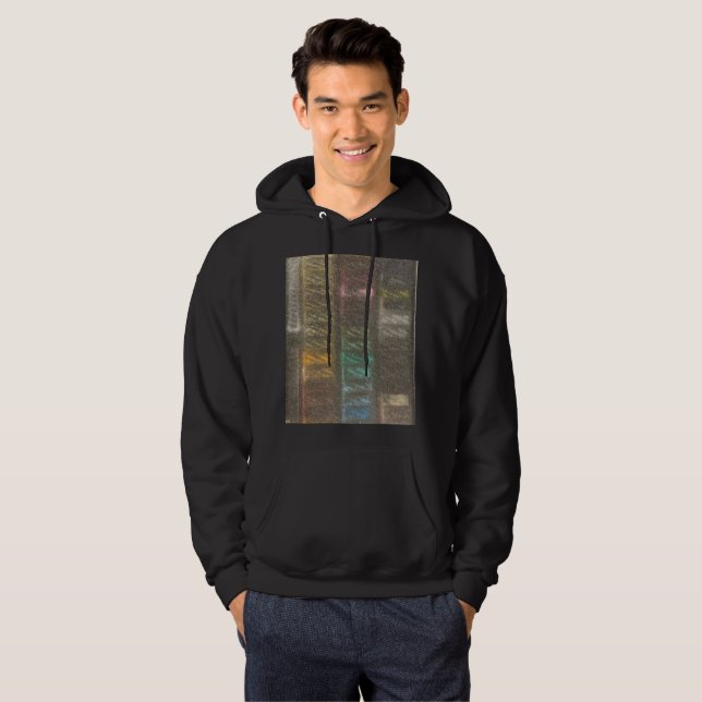 Abstrakt Konst Hoodie (Hel framsida)